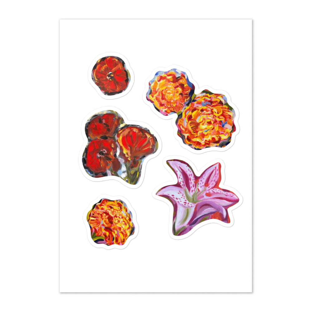 Floral Sticker Sheet